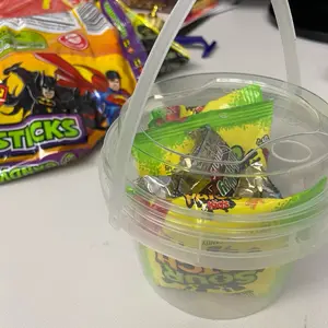 HALLOWEEN CANDY REUSABLE DRINK BUCKET .