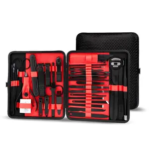 42-Piece Manicure Pedicure Tool Set, Nail Care Tool, Nail Clippers Foot Tools Ear Spoon Combo Kit, Home Travel Storage Box, Perfect Gift Idea