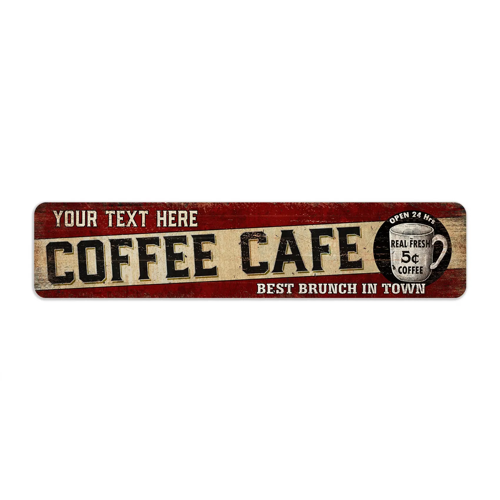 Personalized Coffee Cafe Bar Sign