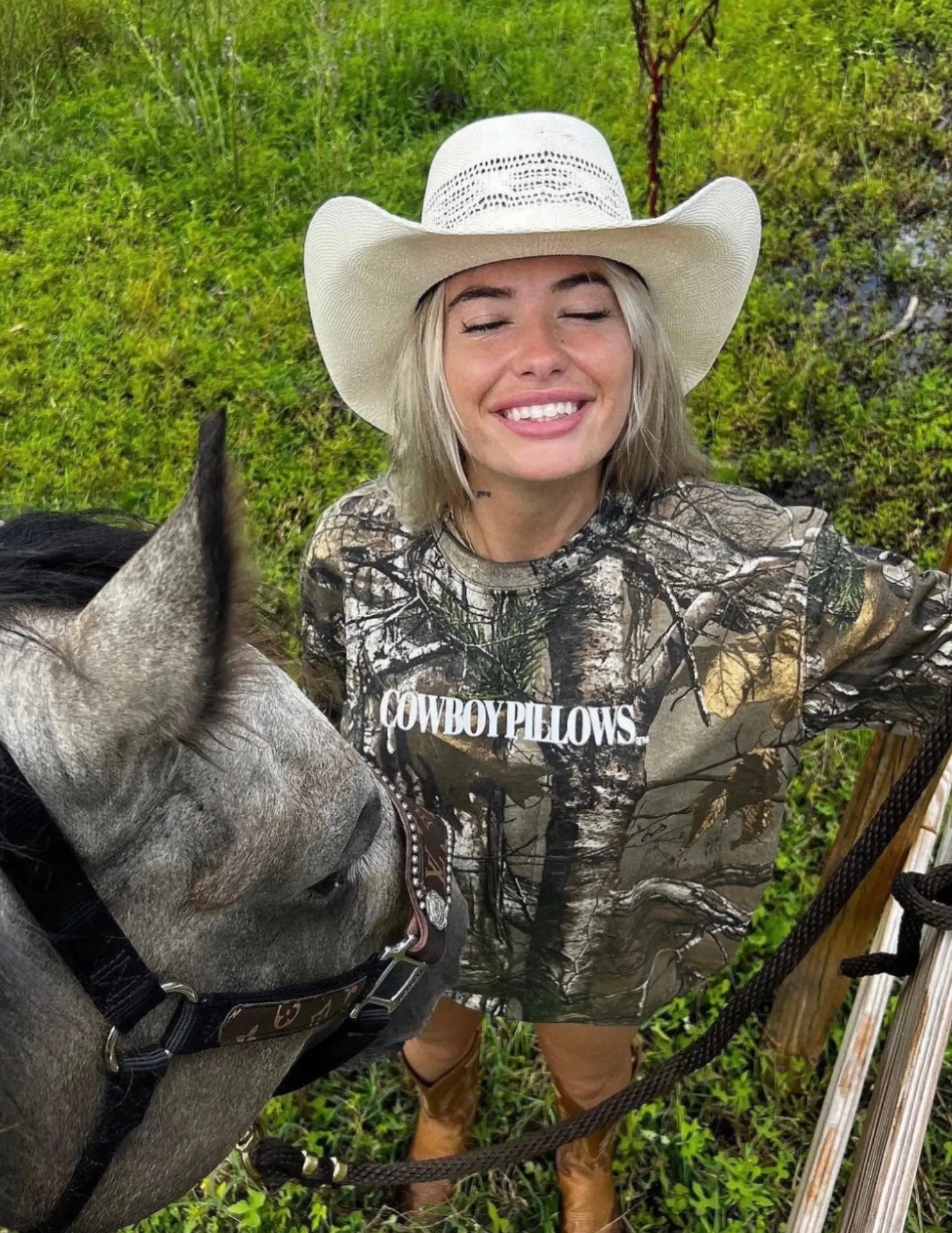 Camo Cowboy Pillows®️ Tee