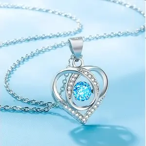 K Plated Necklace with Heart Pendant - Elegant Minimalist Love Chain Suitable for Weddings, Music Festivals & Mother's Day Gift - Spring for Her, Affordable Romantic Gift