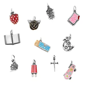 JA Jewelry Single Pendant with Multiple Elements Cute Fun Fashionable Exquisite DIY Bracelets Necklaces Perfect Gift for Family Loved Ones Friends