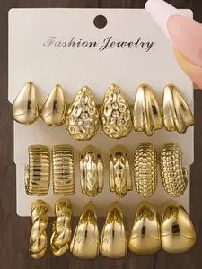 Elegant Silver Women's Earrings Set, Geometric Design, Perfect for Daily Wear, Parties, Gifts, Jewelry Accessories, Dangle Earrings Set