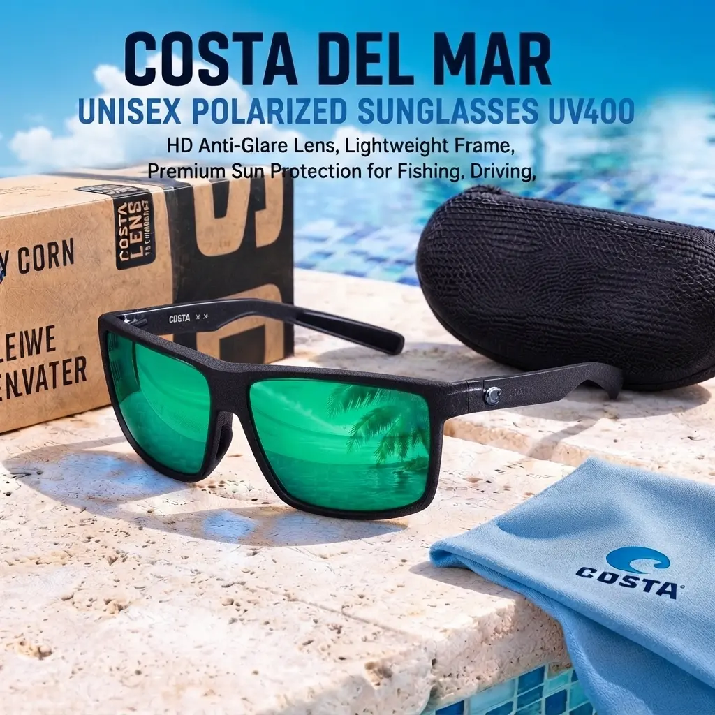Costa Rinconcito 580P Polarized Sunglasses for Men Women UV Protection Lighweight Fishing Driving Outdoor Eyewear