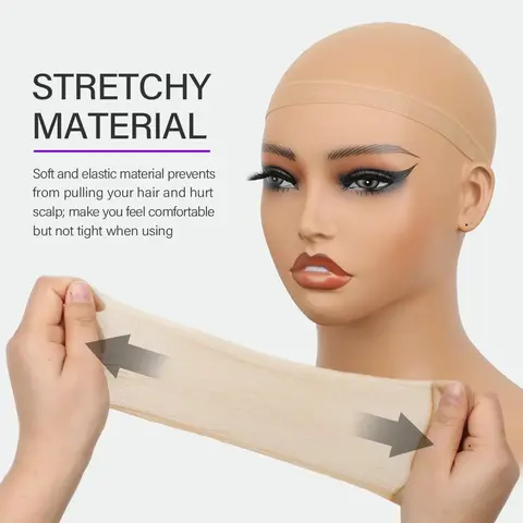 【Free gift only | No separate shipping】Wig Cap for Lace Front Wigs Breathable and Elastic HD Wig Cap, Elastic Headbands for Women Non Slip Soft Elastic Hair Bands Springtok Haircare