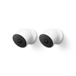 Google Nest Cam 2nd Gen - Battery Powered for Outdoor/Indoor Security - 2 Count