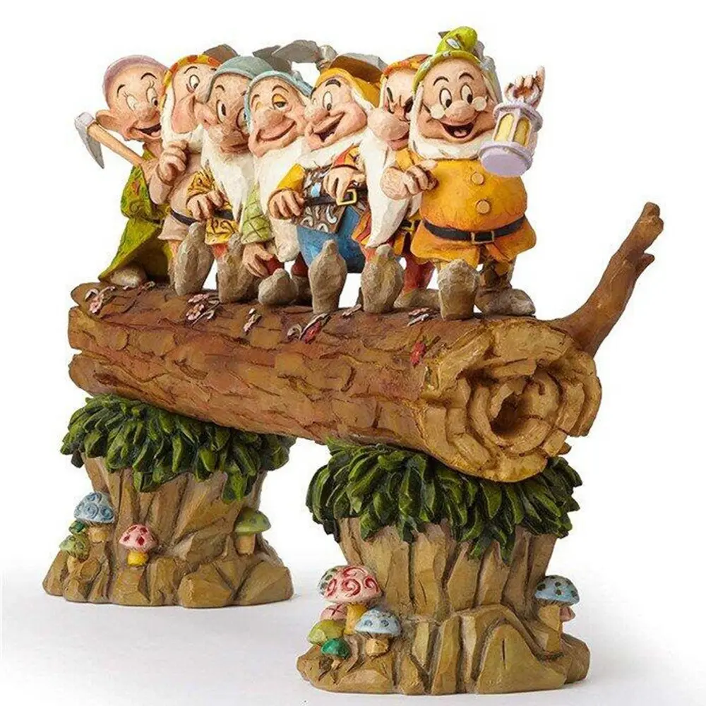 Resin Seven Dwarfs Garden Decoration, Resin Gnome Figurines for Garden Decor, Unique Fairy Tale Inspired Yard Art, Perfect Gift Idea