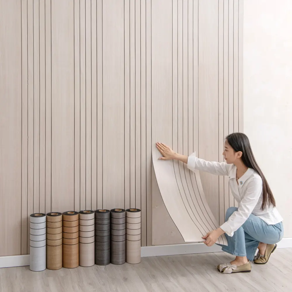 3D luxury retro wood grain striped peel and stick wallpaper, lattice wall panel, 299.72 cm x 39.88 cm, thick vinyl, self-adhesive design, easy to maintain, home decoration