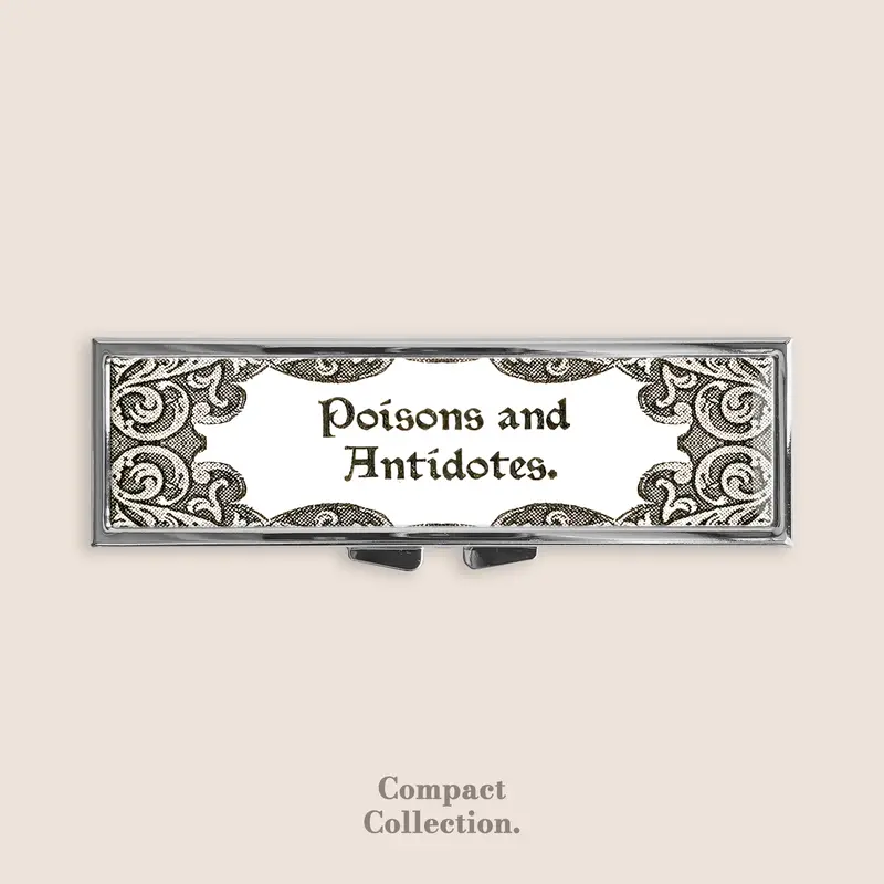 Steampunk Style 7-Day Handcrafted Weekly Pill Organizer - Compact Travel-Size Storage Box for Medicine, Vitamins, Supplements, Home Use, Holiday/Mother Unique Gift