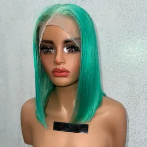 Emerald Boss Bob | IMSOFLAWLESSHAIR 12” Straight Bob 13x4 Frontal Wig – 180% Density