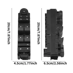 Gmc Yukon Xl 2500 Main Driver Glass Door Lock Switch Assembly, Compatible with Esv/suburban/yukon Xl 2500, Direct Replacement