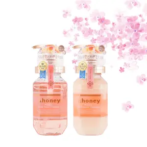 &honey Japan Moisturizing Shampoo & Conditioner Set 440ml 445g Organic Honey Hair Care Cosme Award No 1 Winner Gentle Nourishing Formula for Soft Shiny Hair  Haircare Moisture Daily Gentle Nourishing Repairing
