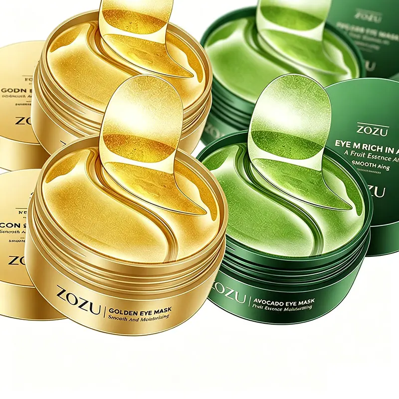 Avocado eye mask*2+Gold eye mask*2