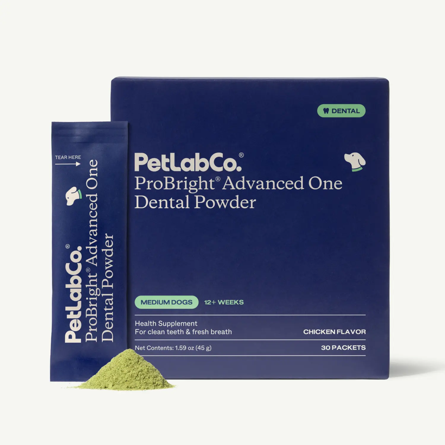 ProBright Advanced One - dental powder packets for dogs