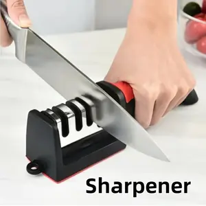 One Piece 4 Level Quick Sharpener, Efficient Knife Sharpening Tool, Durable Kitchen Accessory, Perfect for Home Use