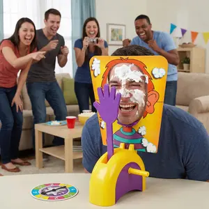 1pcs Cream Slap Game Manual Battery-Free Party Essential, Perfect for Birthday Wedding Icebreaker Team-Building Fun