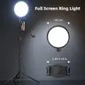 Weilisi 10.5in Dimmable LED Ring Light - Aluminum Camera Accessories with 69in Tripod Stand, Mobile Phone Holder, Remote - for Streamers, Makeup, Selfie Photography, Full Screen Content Creation
