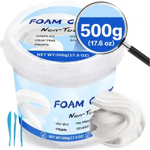 Upgraded Air Dry Clay, Multi-Purpose  Clay for Adults and , High Density and Quality Modeling Clay for , Arts & Crafts, Super Safe Materials,  Model Magic Gifts, 17.6 oz (White)