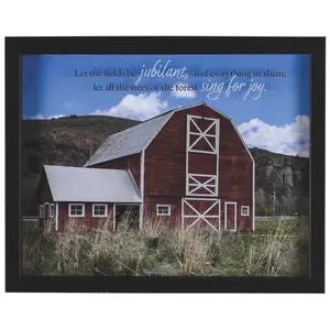 360 Stand MDF Wood Frame 14x11 in Trees Print Photo Wall Art - Glass Cover, Shadow Accent, Hanger Included, Box Packaging (Model FRMWDBL-1411-101) Home Decor