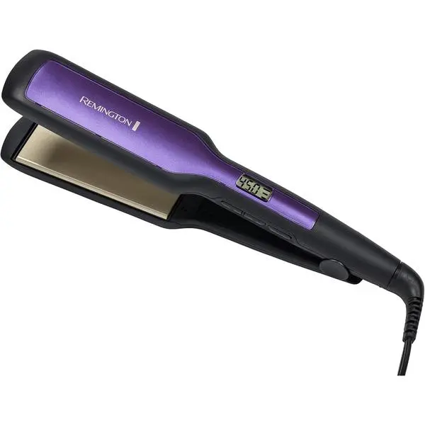 Remington 1 3/4" Flat Iron, Hair Straightener with Anti-Static Technology | 30-Second Heat Up, 60 Minute Auto Shut-Off, 30% Longer Plates, Titanium + Ceramic Coating, Reduces Frizz for Sleek Styling
