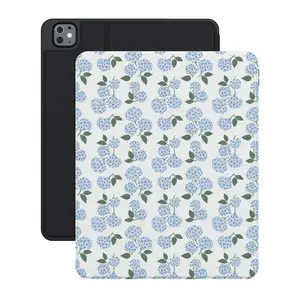 Casely iPad Case | Nantucket Cottage | Blue Hydrangea