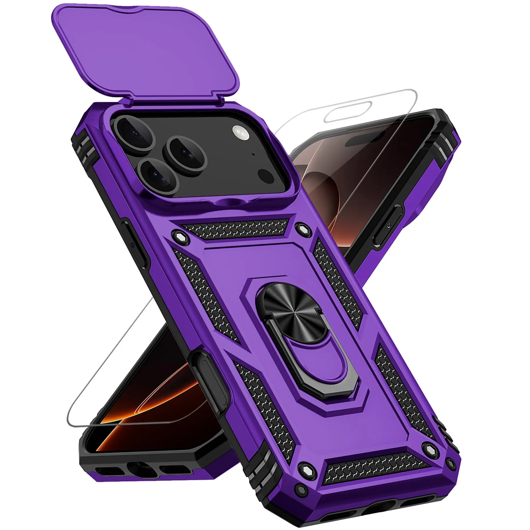 Purple w/ Slide Camera 2nd gen. Military Grade