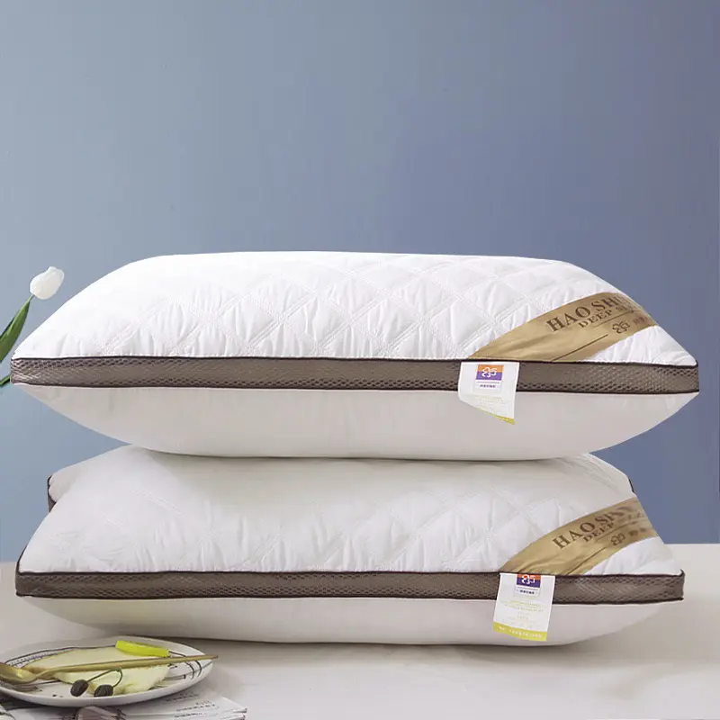 2‑Pack Hotel‑Grade Bed Pillows, Soft Supportive Pillow Core Set, Comfort Sleeping Pillows for Back, Side & Stomach Sleepers for Bedroom Home Use