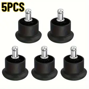 5pcs Chair Caster Wheels Office Stopper Caster Glides Fixed Chairs Carpet Wheel Castors Accessories Foot Desk Stationary