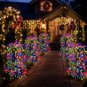 Firecracker Light -200pcs LED Light, Outdoor Light String, Party Lights, 8 Rich Modes, Durable, Suitable For Vard, Garden, Path, Party, Camping, Picnic, Christmas, Ramadan, Easter And Valentine'S Day Decoration Waterproof IP65