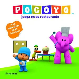 USED-Pocoyó juega en su restaurante: Libro con adhesivos (Pocoyo Has Fun Learning) (Spanish Edition) by Zinkia (Unknown)