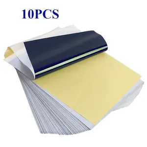 10pcs Tattoo Transfer Paper 10pcs Master Classic 4 Layers Freehand Tattoo Transfer Machine Thermal Copier High Quality Stencil Sticker Paper