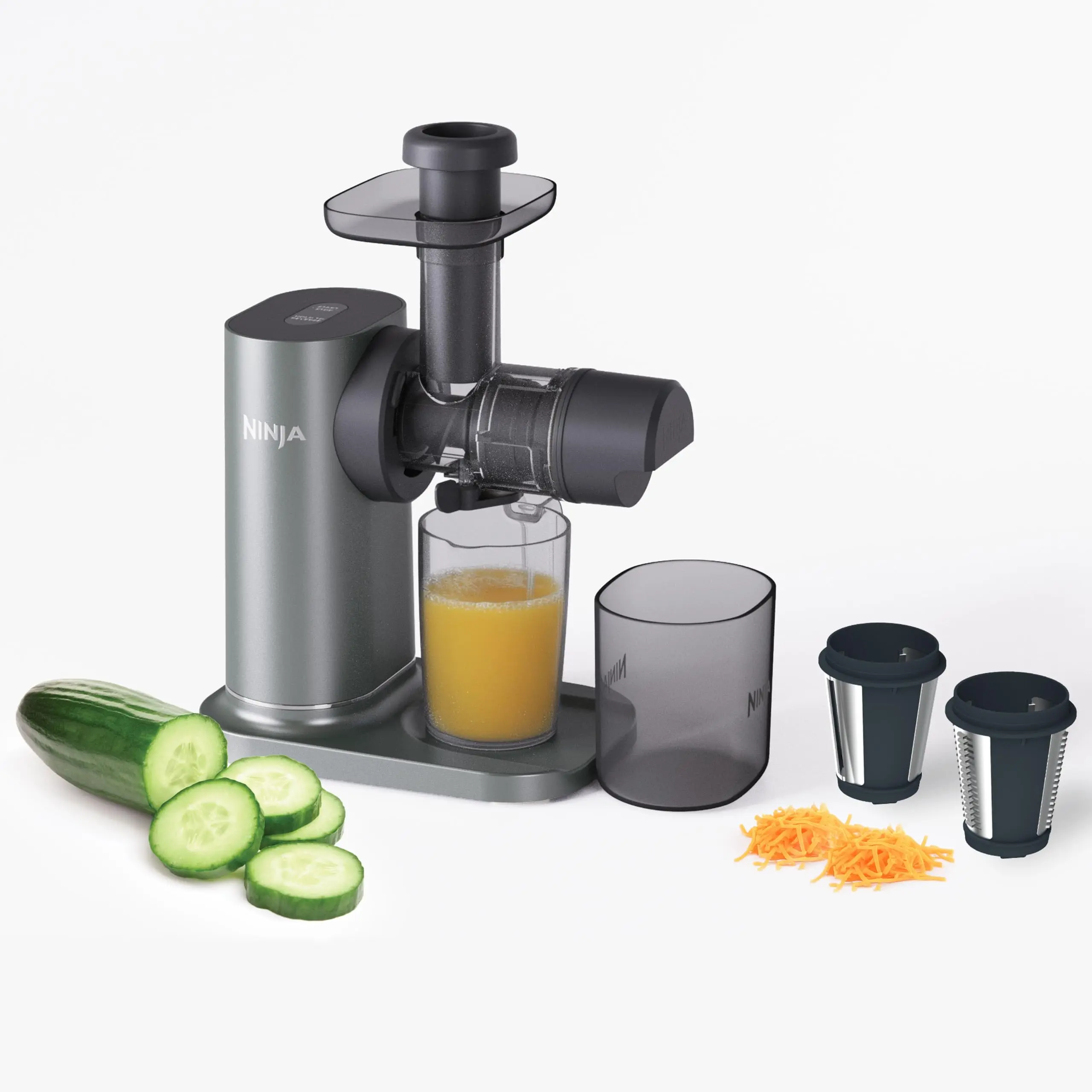 Ninja NeverClog 3-in-1 Juicer (Renewed)