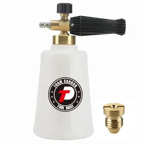 Car Wash Foam Cannon Kit, Tool Daily Car Wash Accessories, Snow Foam Spray Lance, 1.1mm Additional Orifice Nozzle, 1/4 Inch Connection fathersdaygift