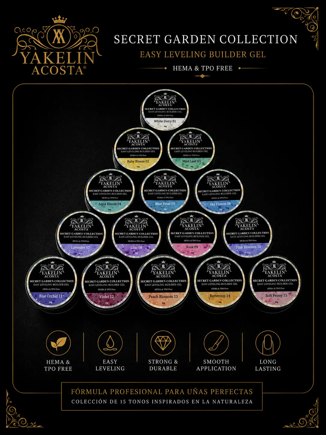 Yakelin Acosta SECRET GARDEN Gel (HEMA -TPO FREE) 30 ML