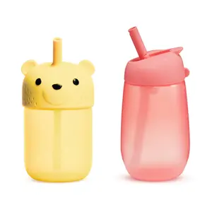 Munchkin Simple Clean 10oz + Gentle Transition 9oz First Straw Cup Set