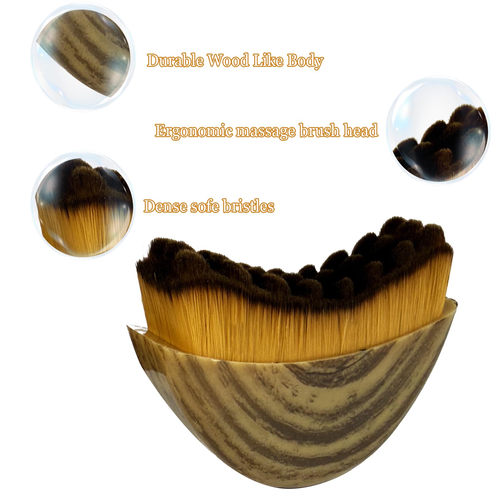 (2PCS)Lymphatic Contour Face Brush for Sculpting - Lymphatic Drainage Brush - Dry Brush for Face - Anti-Puffiness - Detox & Lift - Ergonomically Designed to Fit The Skin Precisely