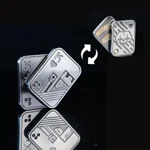 Magnetic Metal Fidget Toys, Relief Stress & Anxiety, Manually Rotatable, Ideal for Adults & Teens, Office Decompression Toy