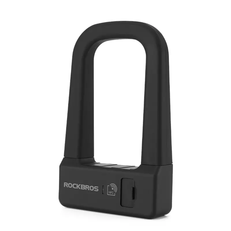 ROCKBROS Smart U Lock NFC Unlocking (NFC fuction phone only),MTB Road Bike Lock Anti-theft Lock Waterproof Rechargeable Safety Lock ROCKBROS Smart U Lock NFC Unlocking (NFC fuction phone only),MTB Road Bike Lock Anti-theft Lock Waterproof Rechargeable Safety Lock