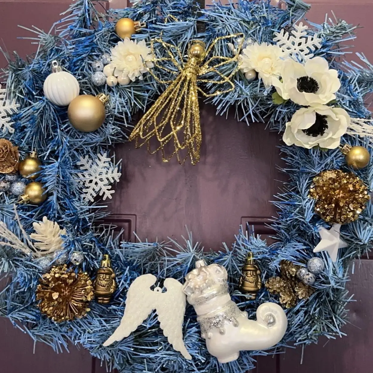 Holiday Angel Wreath