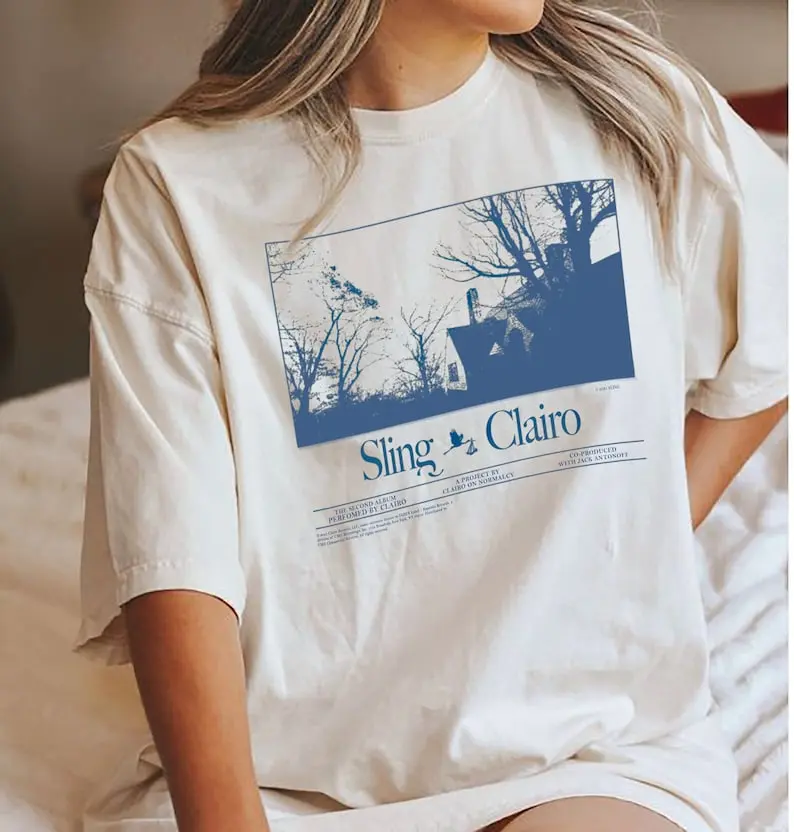 Clairo Sling Merch shirt, Clairo European Tour 2022, Clairo North Amerian Tour 2022, Clairo Merch, Young Artist Shirt, Gift For Fan, Gifts.