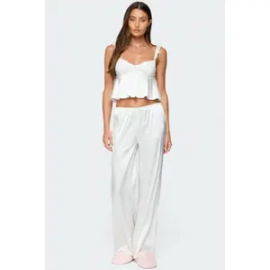 Izabella Satin Effect Pants Izabella Satin Effect Pants