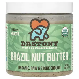 Dastony Organic Brazil Nut Butter, Ultra Smooth, 8 oz (227 g)