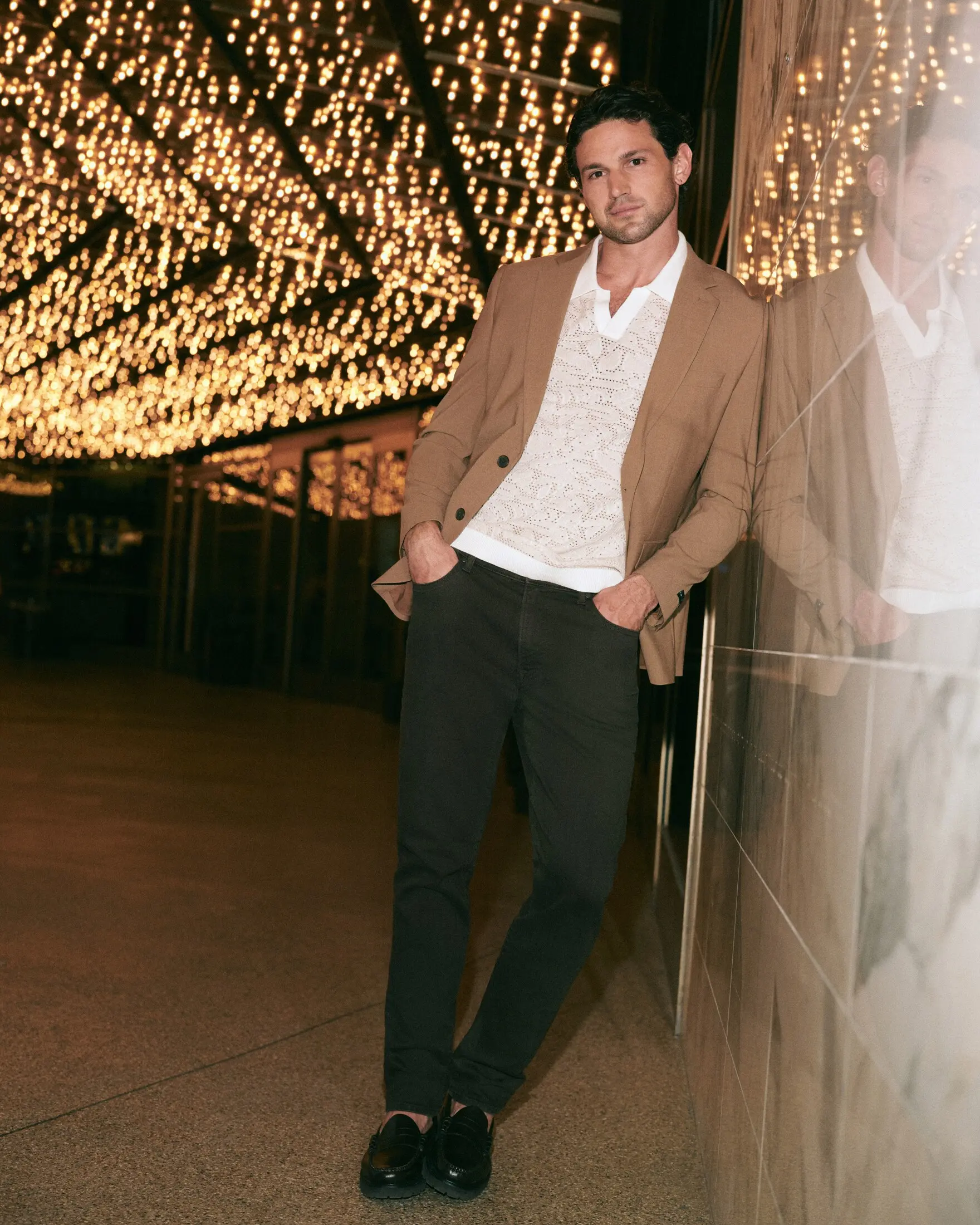 Slim Dark Brown 5 Pocket Express Traveler Pant