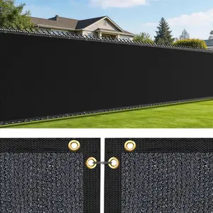 4X50FT  Screen Fence, 170 GSM Heavy Duty Fencing Shade Cover with Brass Grommets, 90% Blockage Fence for Garden Yard Backyard