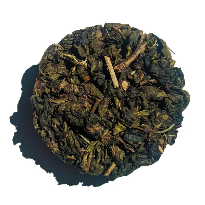 ILOLA Moroccan Mint No 26 Peppermint Green Tea Discs Probiotic Digestive Support Caffeine Friendly Refreshment Ritual US Natural Beverage