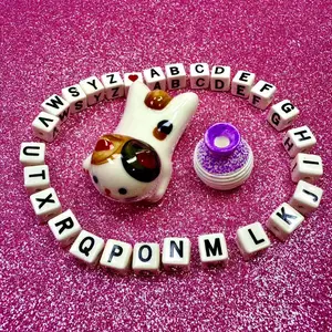DIY Artifact | High-end ceramic letter beads spell out your thoughts ~ Such a thoughtful gift!