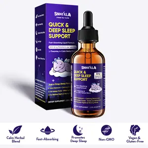 Melatonin Sleep Drops – Fast-Acting with Herbal Blend for Adults | Deep Sleep, Relaxation, Stress Relief, Non-Habit Forming, 30 servings supplements