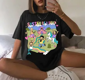 System of a Down - System of a Down Unisex T-shirt Metal Band Shirt Casual Cotton Casual Cotton Casual Cotton