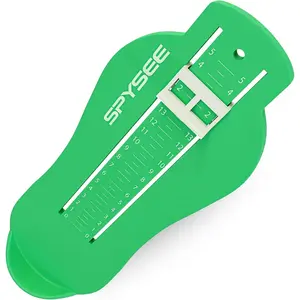 Kids Foot Measurement Device US Sizes Professional Foot Gauge Kids Shoe Sizer for 0-8 Years Old Use Green
