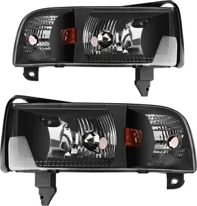 YITAMOTOR Headlight Assembly Compatible with 1994-2001 Dodge Ram 1500/1994-2002 Dodge Ram 2500 3500 (without DRL)